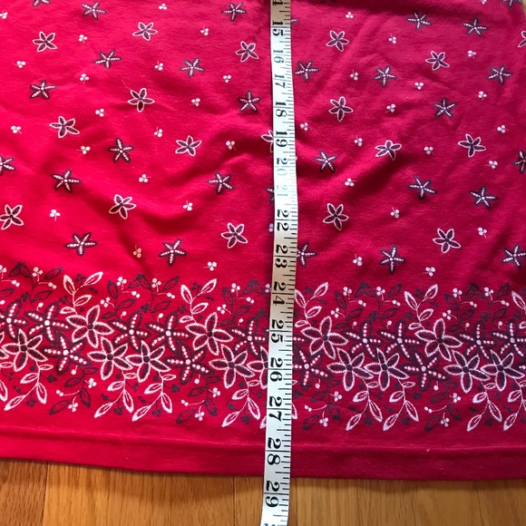 Red cotton PJ dress - size XL - Picture 8 of 8